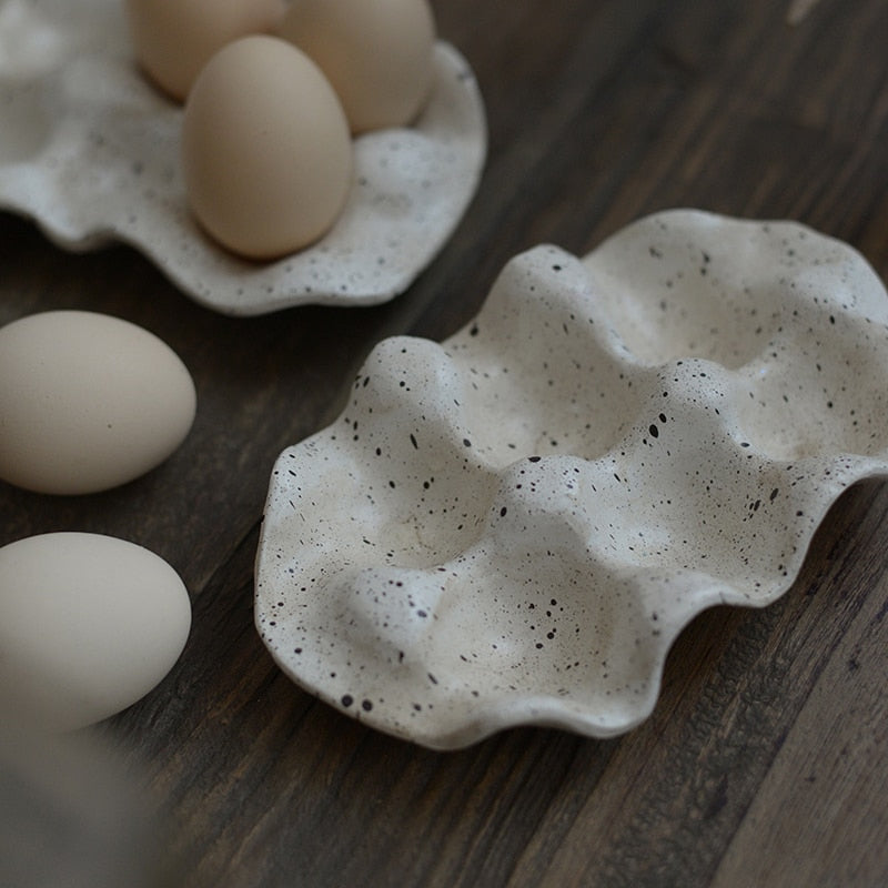 Nordic-Style Grids Egg Tray