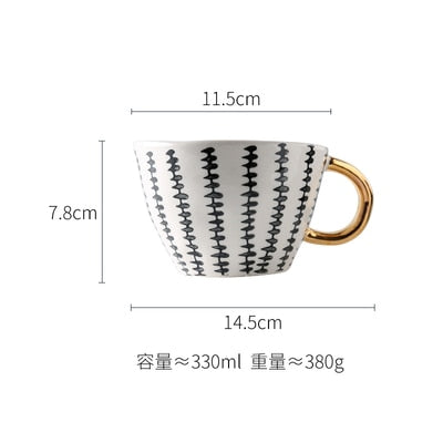 Creative Hand Painted Ceramic Mugs