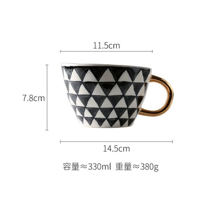 Creative Hand Painted Ceramic Mugs