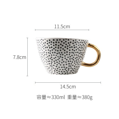 Creative Hand Painted Ceramic Mugs