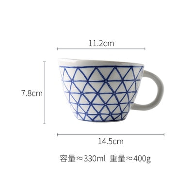 Creative Hand Painted Ceramic Mugs