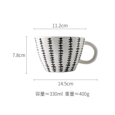 Creative Hand Painted Ceramic Mugs