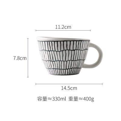 Creative Hand Painted Ceramic Mugs