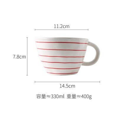 Creative Hand Painted Ceramic Mugs
