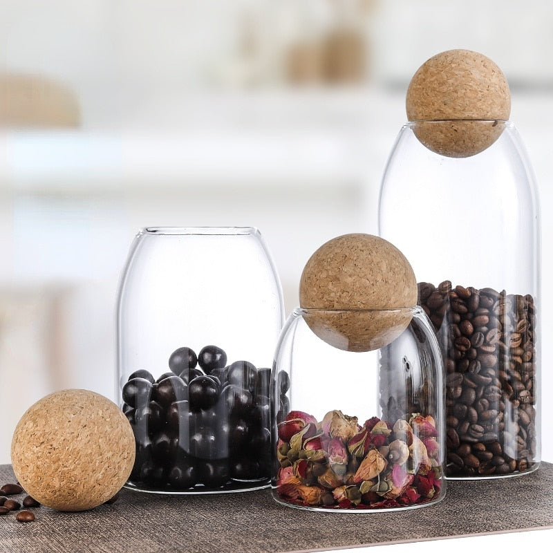 Sealed Glass Storage Jar