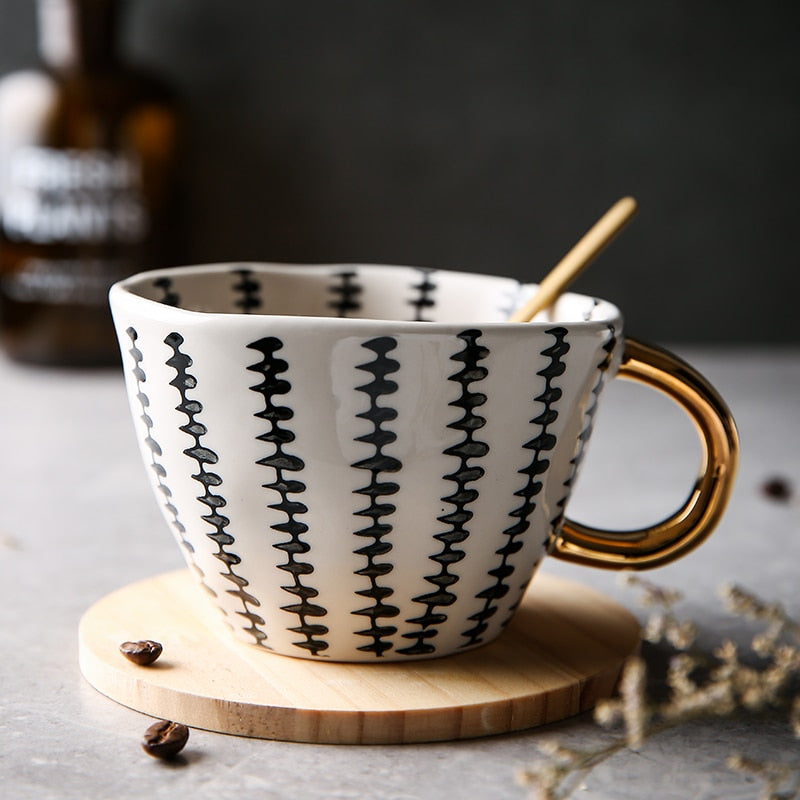 Creative Hand Painted Ceramic Mugs