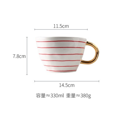 Creative Hand Painted Ceramic Mugs