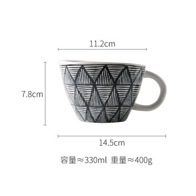 Creative Hand Painted Ceramic Mugs
