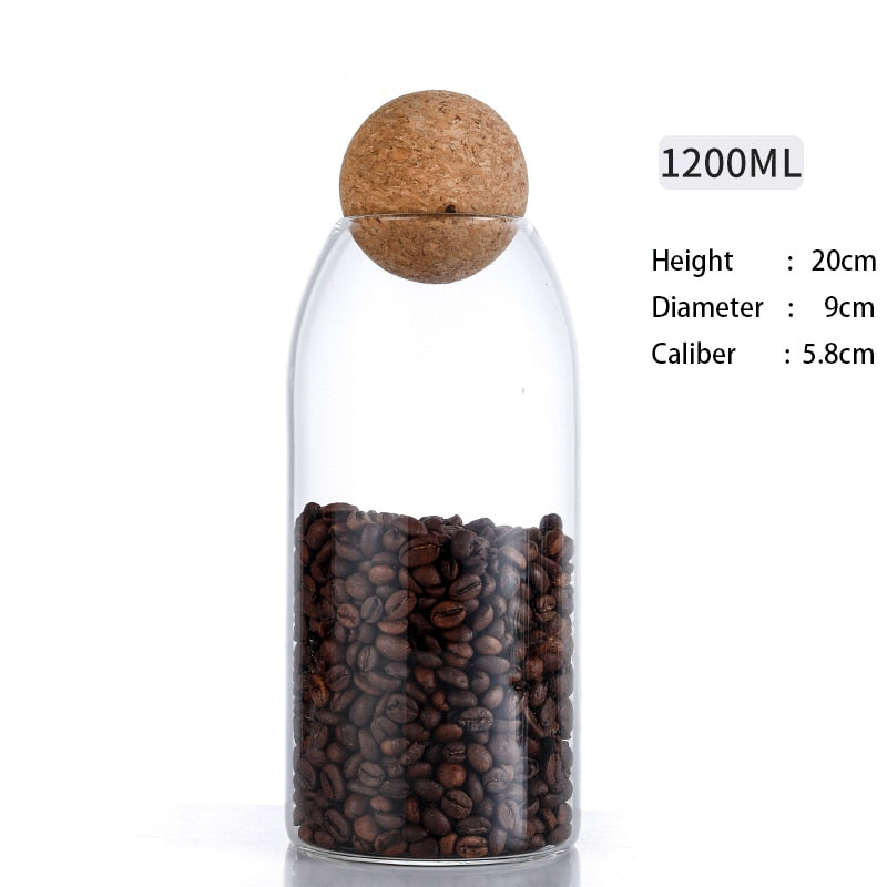 Sealed Glass Storage Jar