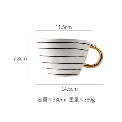 Creative Hand Painted Ceramic Mugs