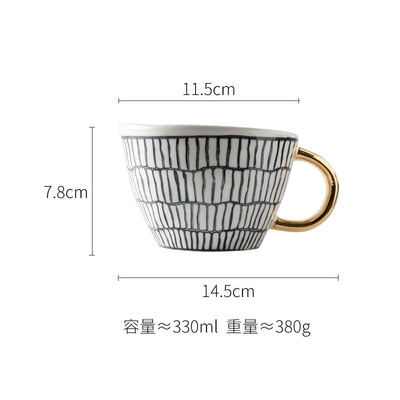 Creative Hand Painted Ceramic Mugs