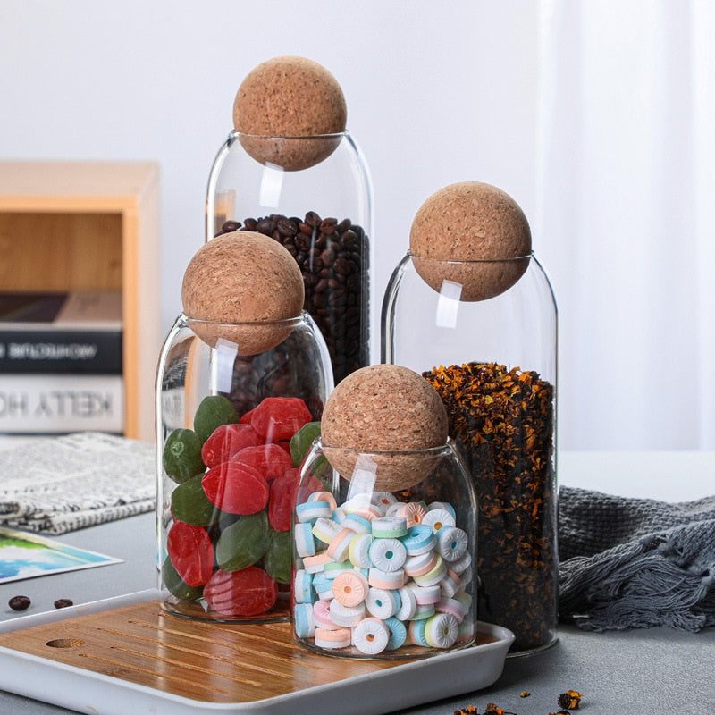 Sealed Glass Storage Jar