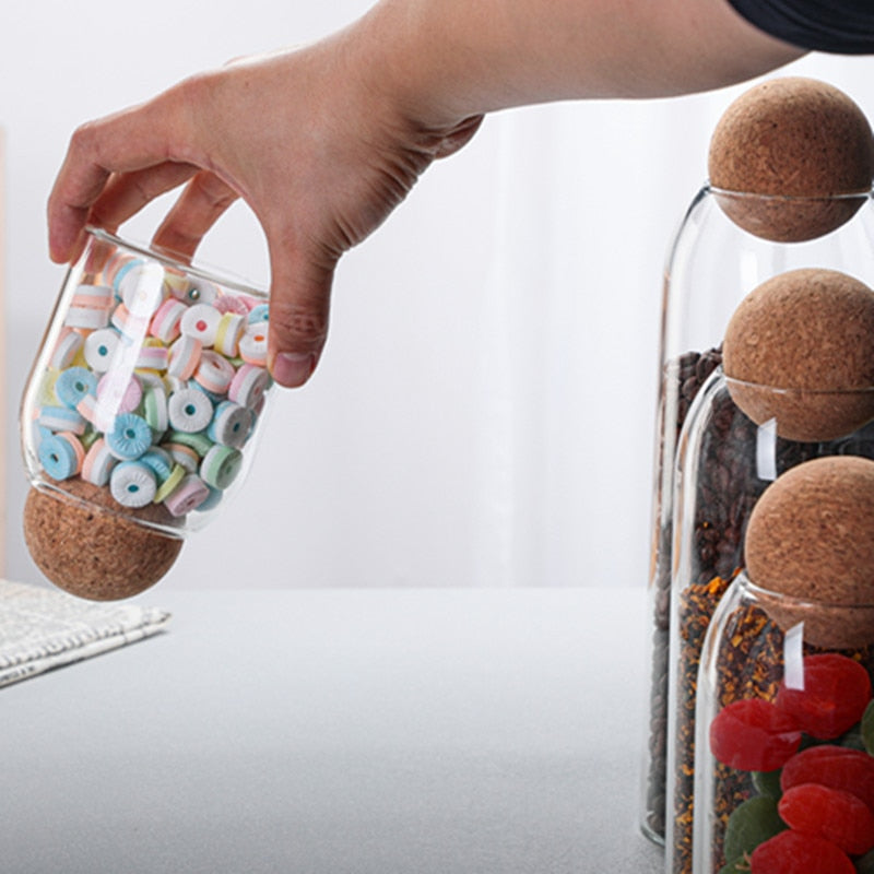 Sealed Glass Storage Jar