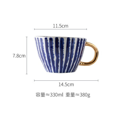 Creative Hand Painted Ceramic Mugs