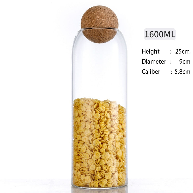 Sealed Glass Storage Jar