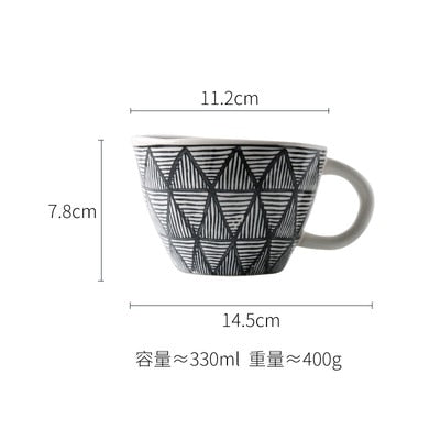 Creative Hand Painted Ceramic Mugs