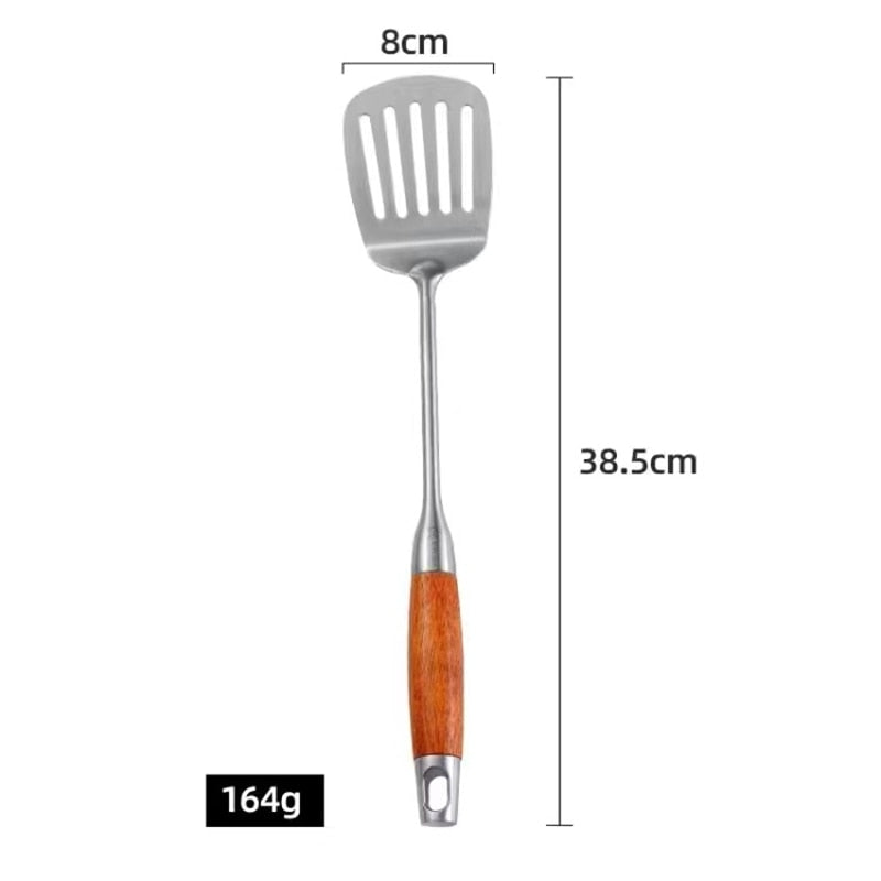 Stainless Steel Spatula Rosewood Handle