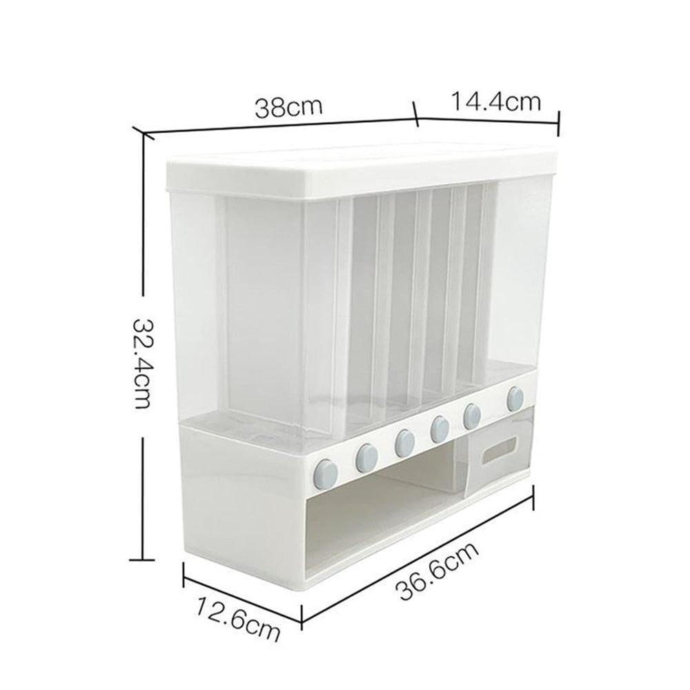Food Dispenser Grain Storage Jar