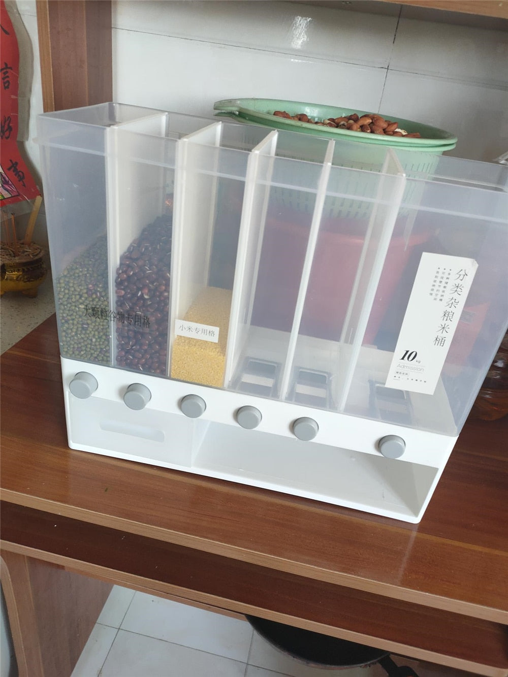 Food Dispenser Grain Storage Jar
