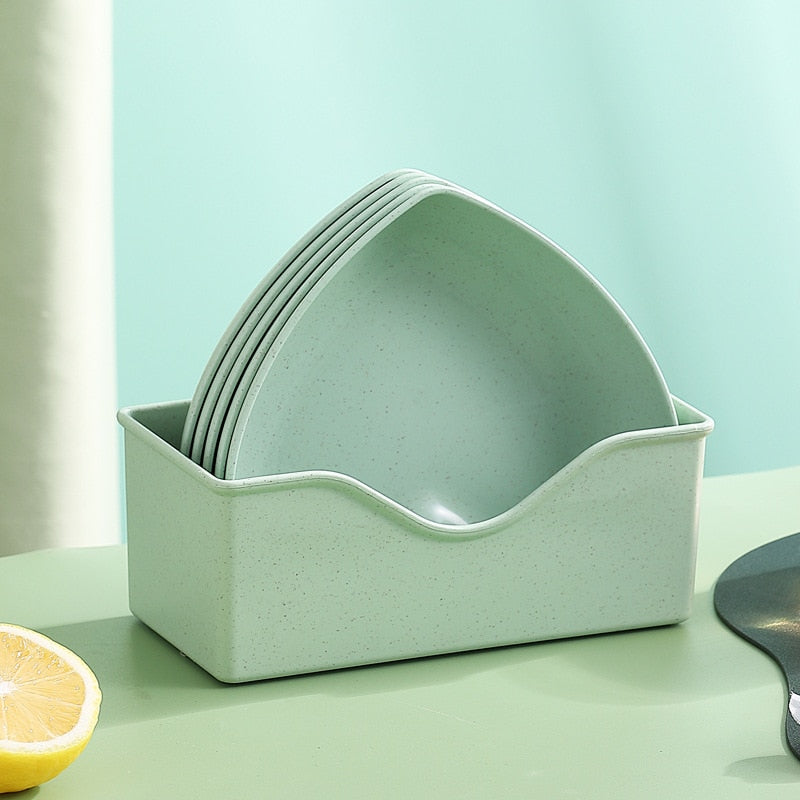 Spit Bone Dish Round Square Set