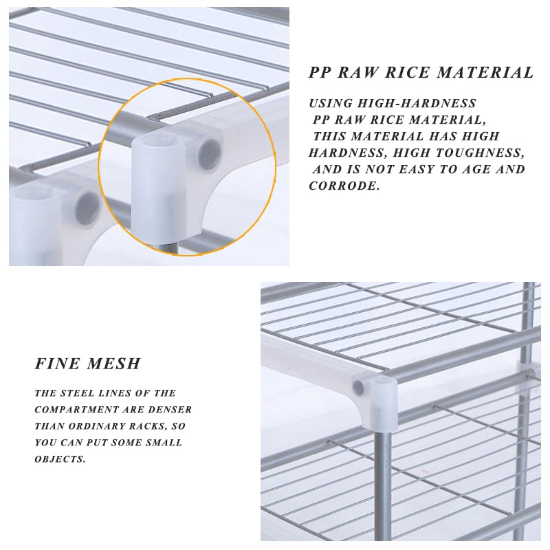 Microwave Oven Shelf Storage Rack