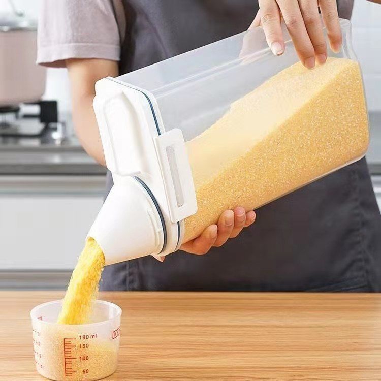 Food Dispenser Grain Storage Jar