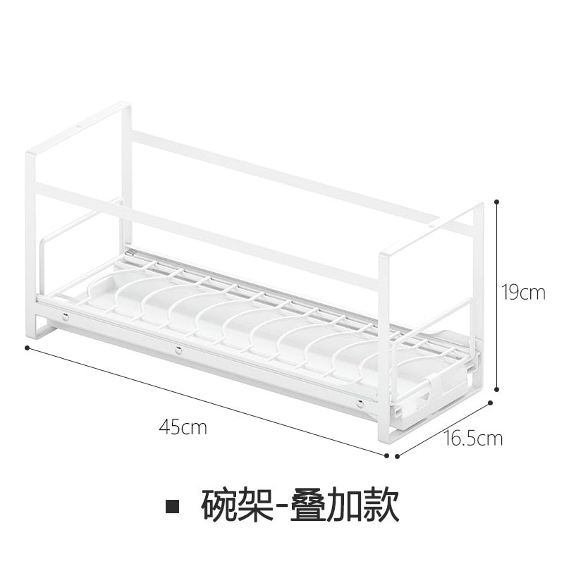 Kitchen Cabinet Organizer Rack