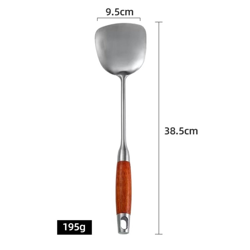 Stainless Steel Spatula Rosewood Handle