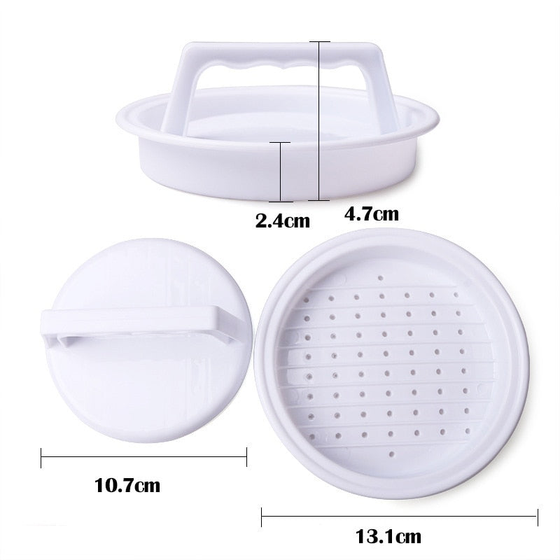 Round Shape Hamburger Press