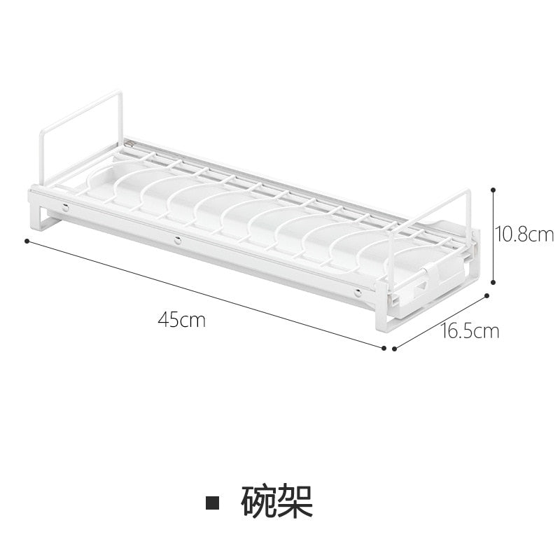 Kitchen Cabinet Organizer Rack