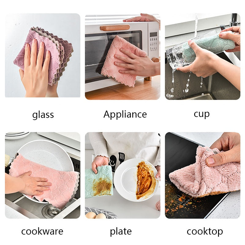 Oil and Dust Wipes Dish Towel