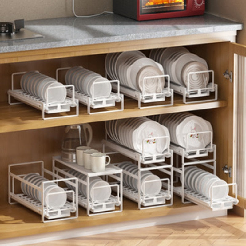 Kitchen Cabinet Organizer Rack