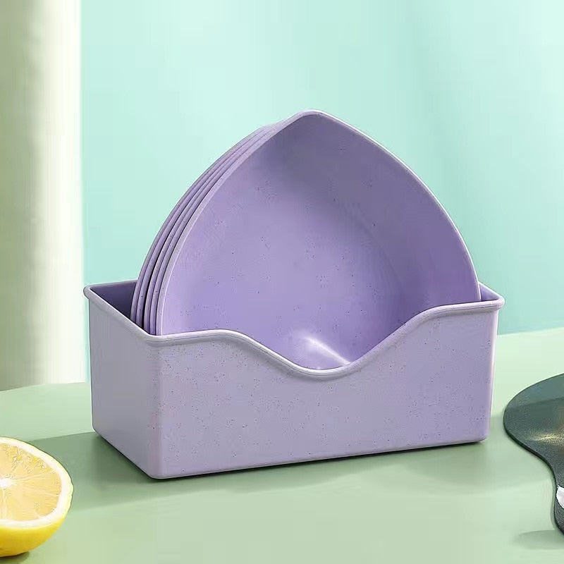 Spit Bone Dish Round Square Set
