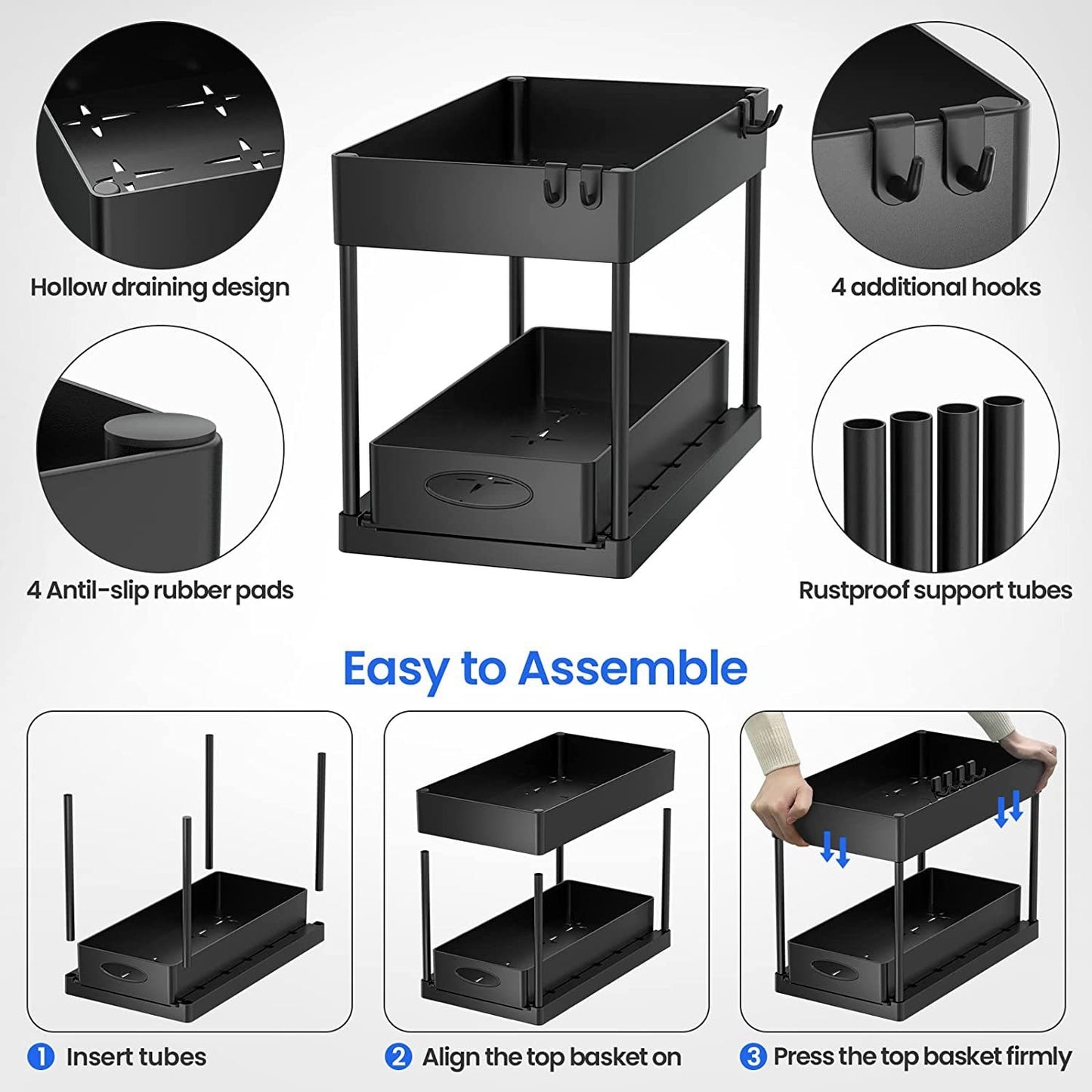 Sliding Drawer Pull Out Rack
