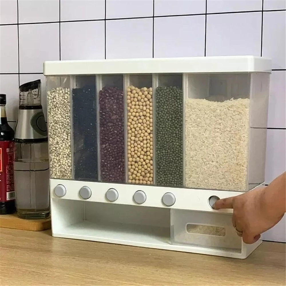 Food Dispenser Grain Storage Jar
