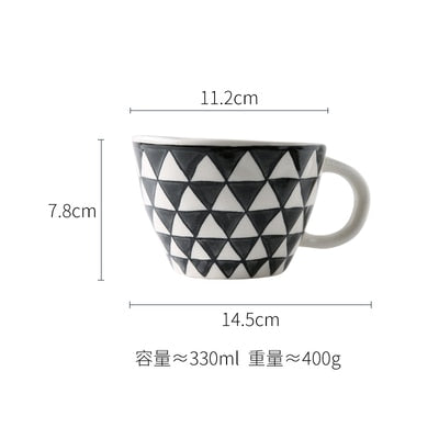Creative Hand Painted Ceramic Mugs