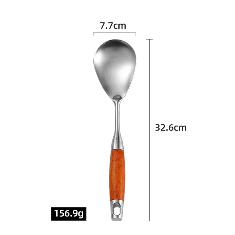 Stainless Steel  Spatula Rosewood Handle