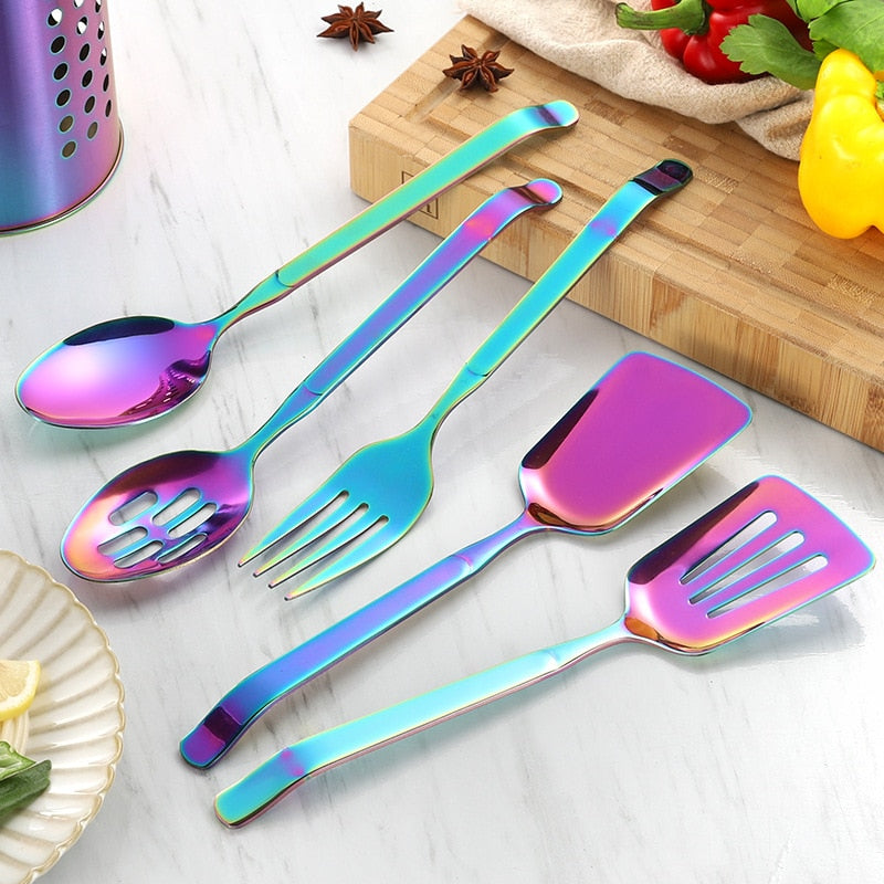 Stainless Steel Large Spoon Fork